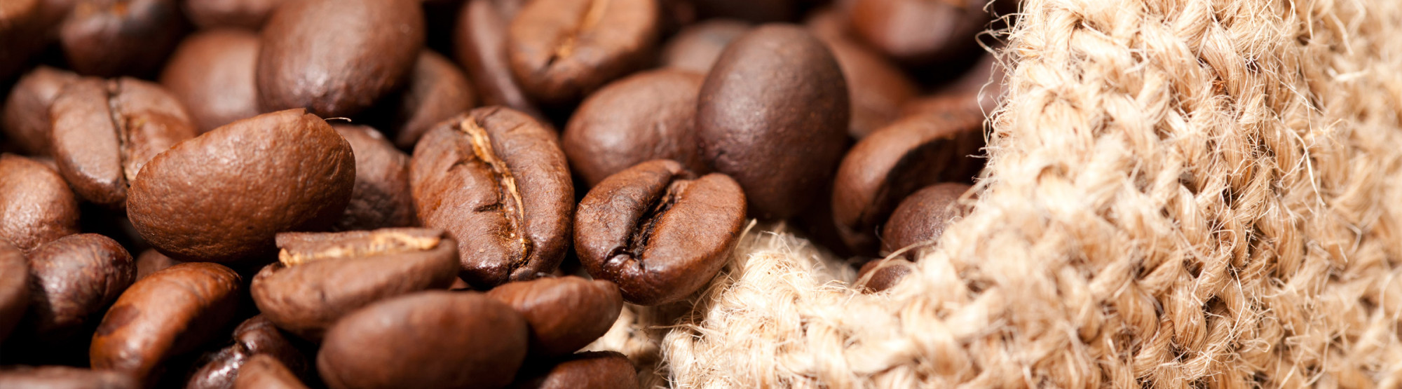 Coffee Beans Spilling Out Of Sack