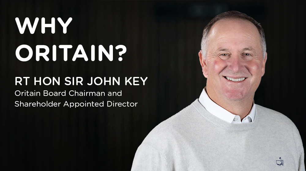 Sir John Key Why Oritain Video Tile