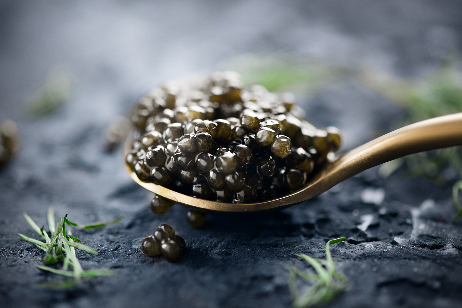Caviar In A Silver Spoon