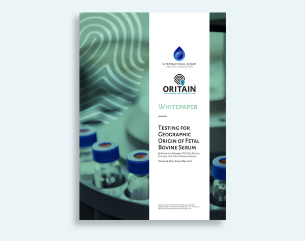 Oritain Testing Tubes v2
