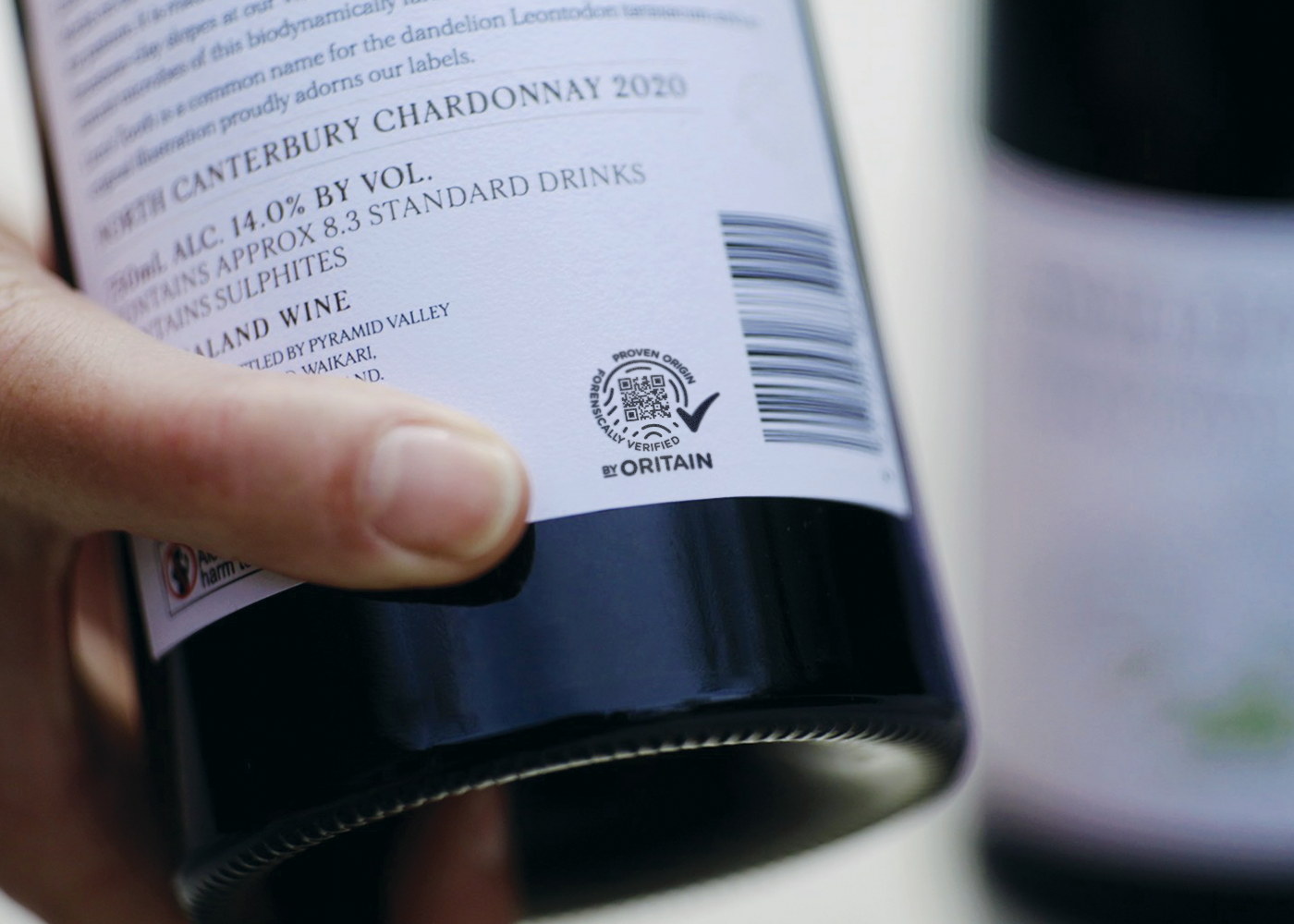 Trust Mark Product Verification Oritain Wine Bottle
